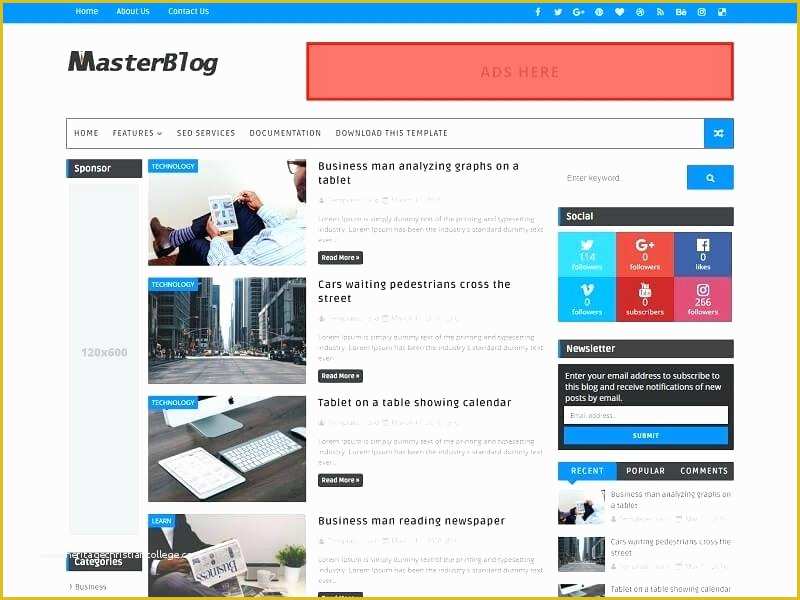 Free Master Page Templates Of Template Responsive Free Free Responsive Blogger