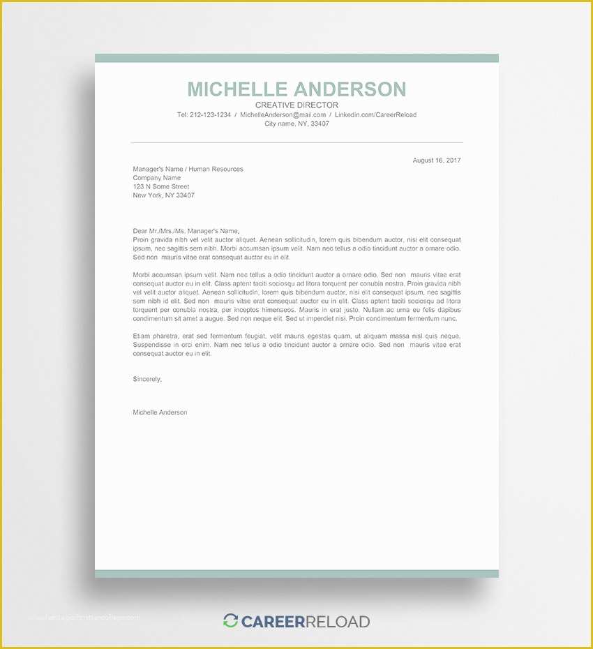 Free Matching Cover Letter and Resume Templates Of Download Free Resume Templates Free Resources for Job