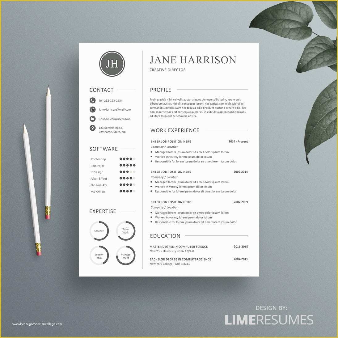 Free Matching Cover Letter and Resume Templates Of Resume Template ...