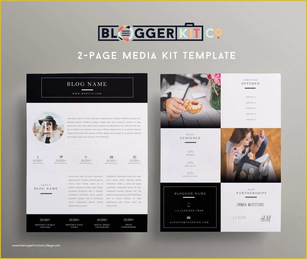 Free Media Kit Template Of 80 Modern Stationery Templates