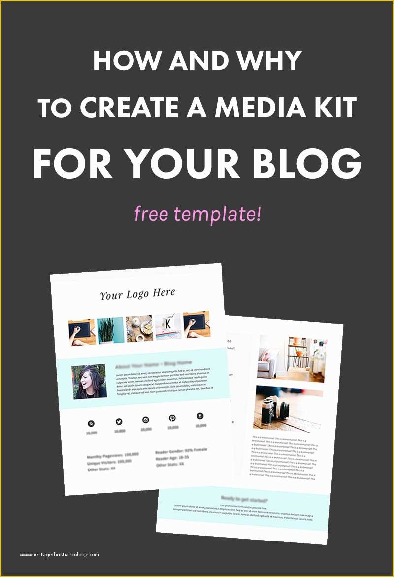 Free Media Kit Template Of How and why to Create A Media Kit for Your Blog Free