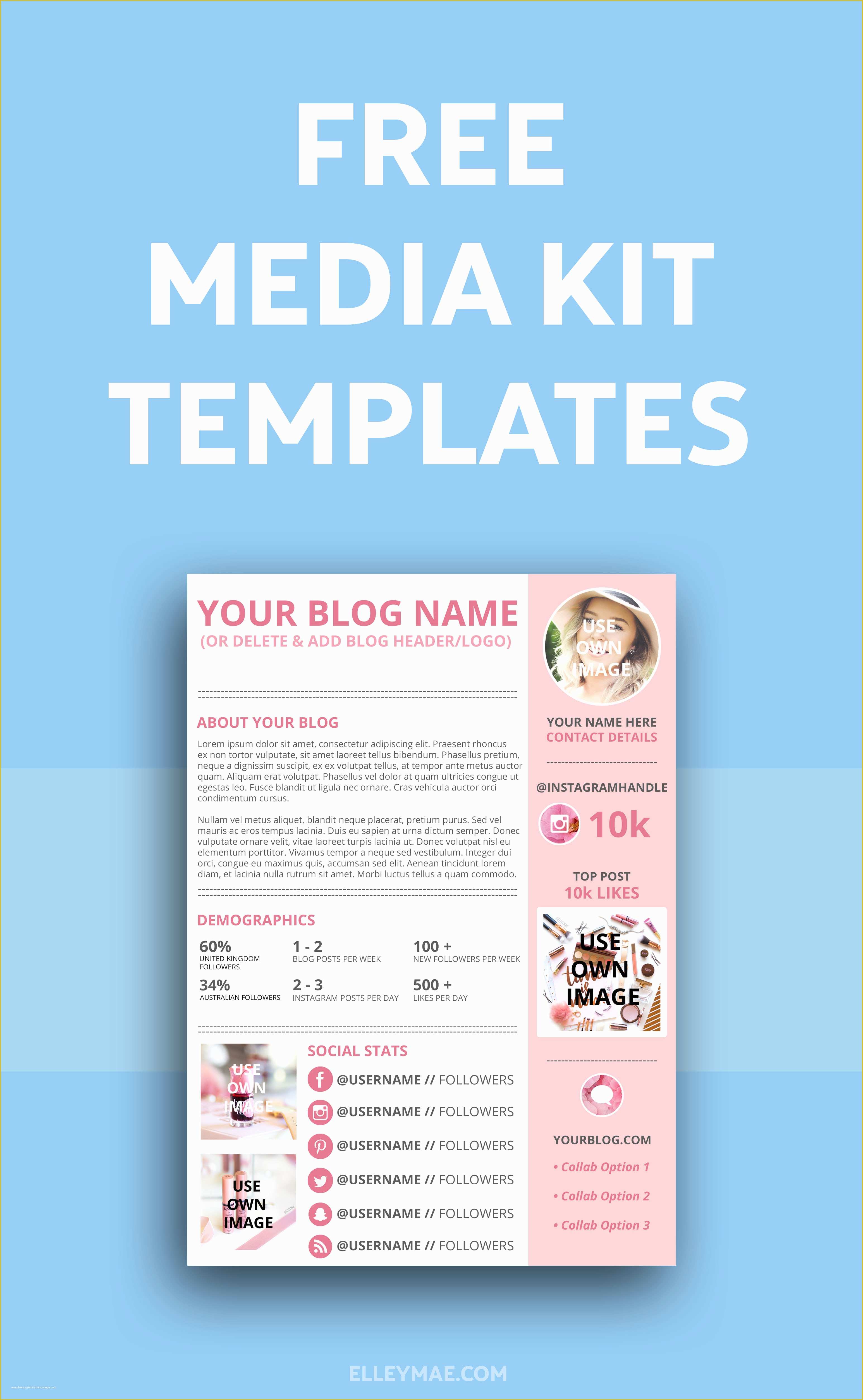 Free Media Kit Template Of How to Create A Kick ass Media Kit