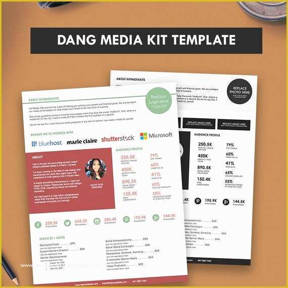 Free Media Kit Template Of Press Kit Media Kit Template Dang Blogger Media Kit Pitch