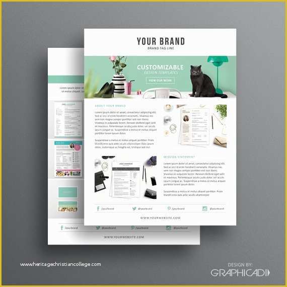 Free Media Kit Template Of Product Media Kit Template Press Kit Pitch Kit by Graphicadi