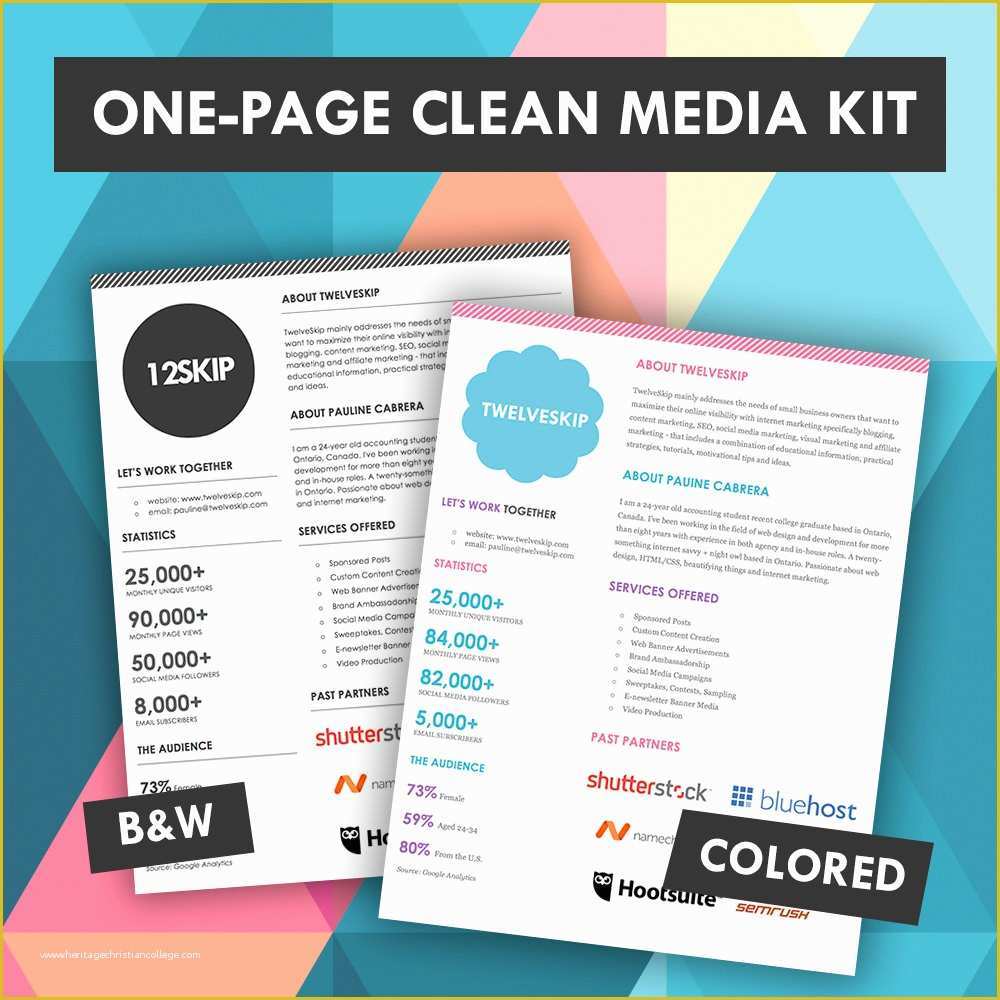 Free Media Kit Template Of Quick E Page Media Kit Template Press Kit Media Kit