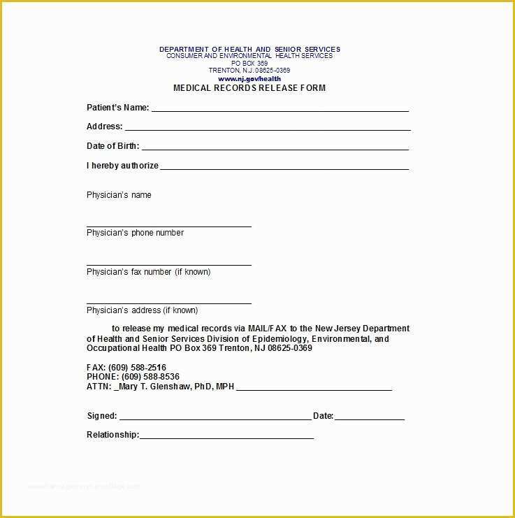 Free Medical Consent form Template Of 30 Medical Release form Templates Template Lab