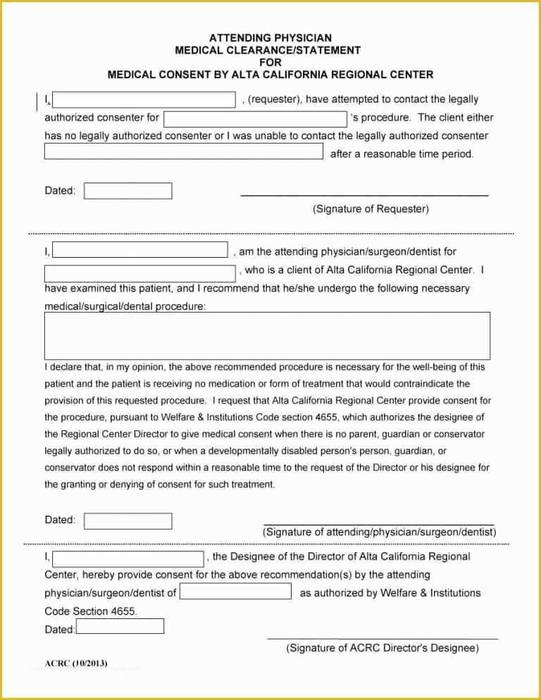 Free Medical Consent form Template Of 45 Medical Consent forms Free Printable Templates