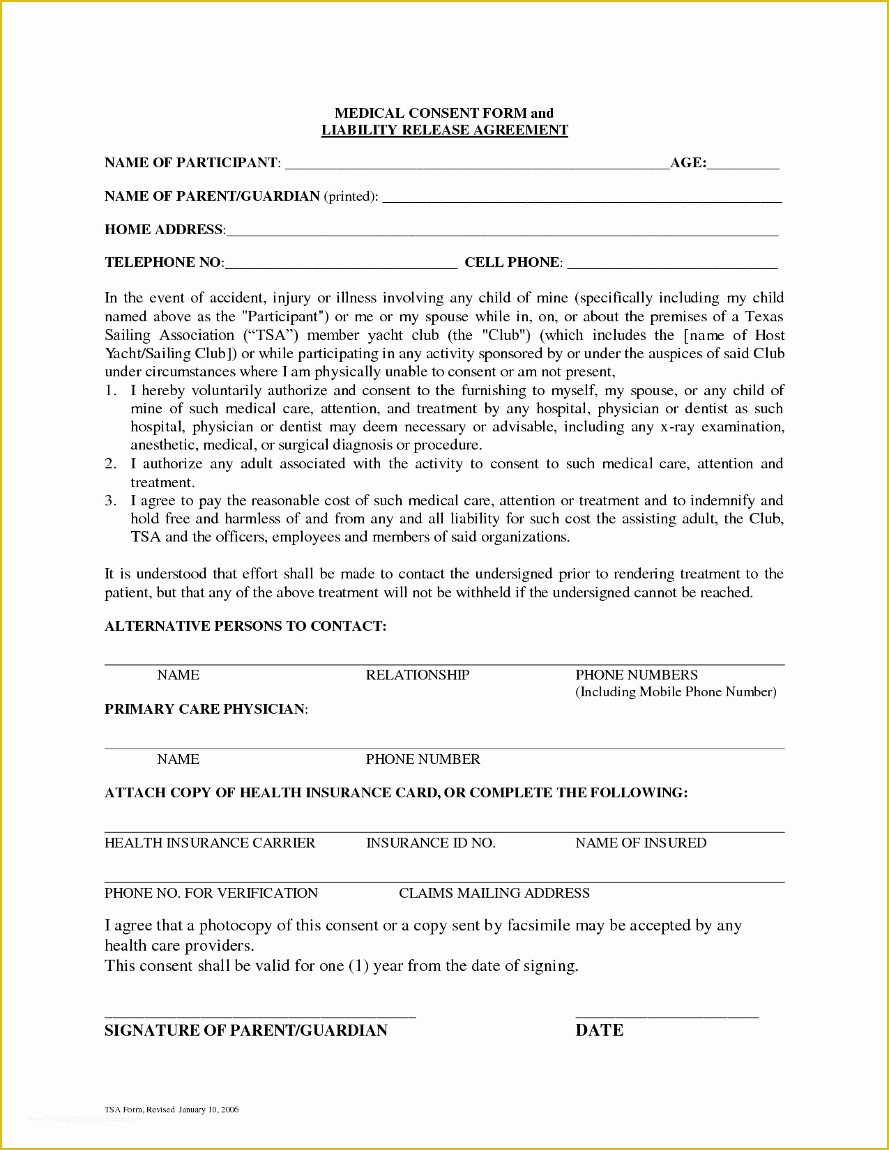 Free Medical Consent form Template Of 6 Best Of Printable Emergency Authorization form