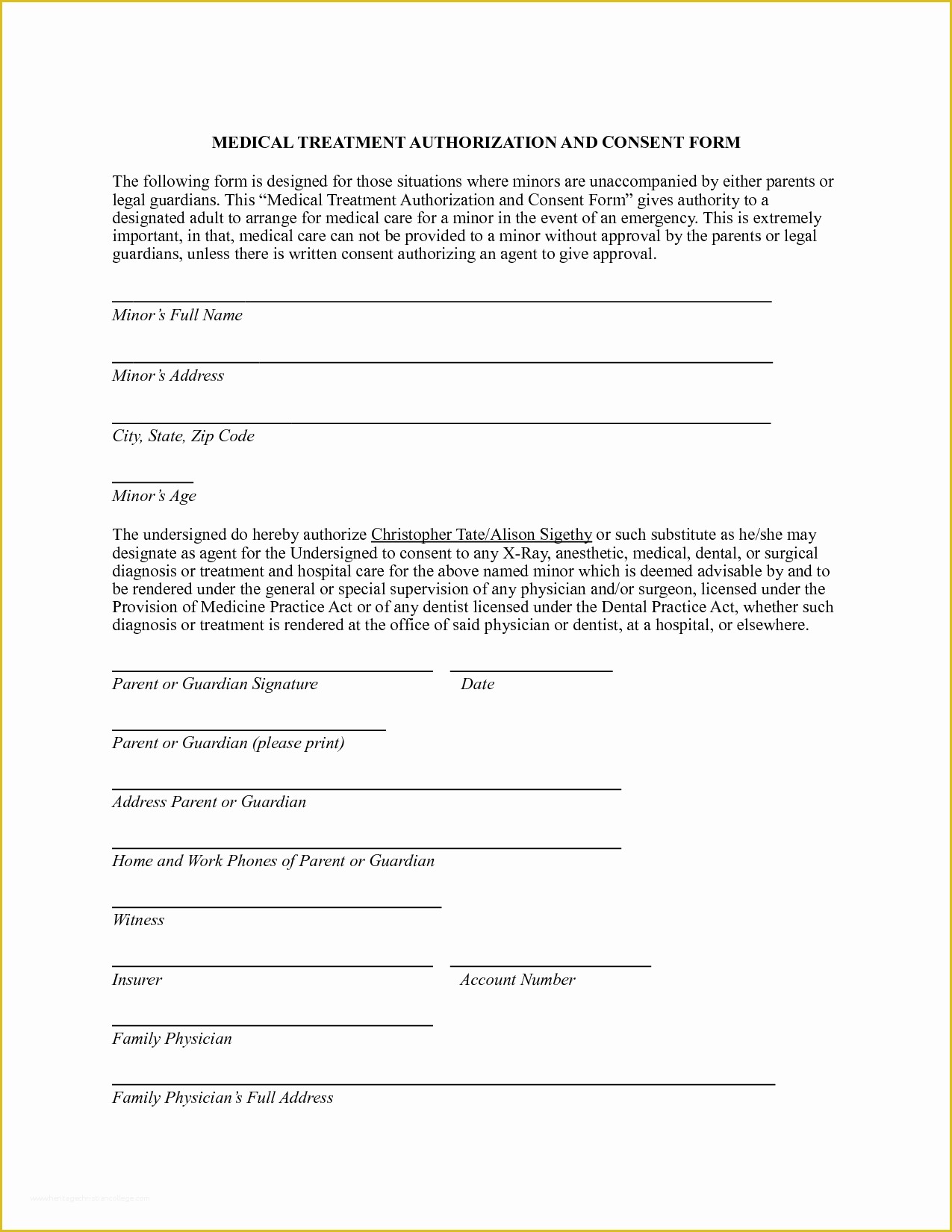 Free Medical Consent form Template Of 30 Medical Release form Templates ...