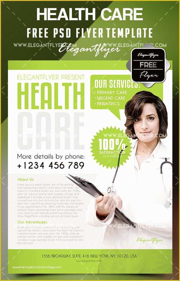 Free Medical Flyer Templates Of 20 Free Psd Beauty & Health Care Psd Business Flyer