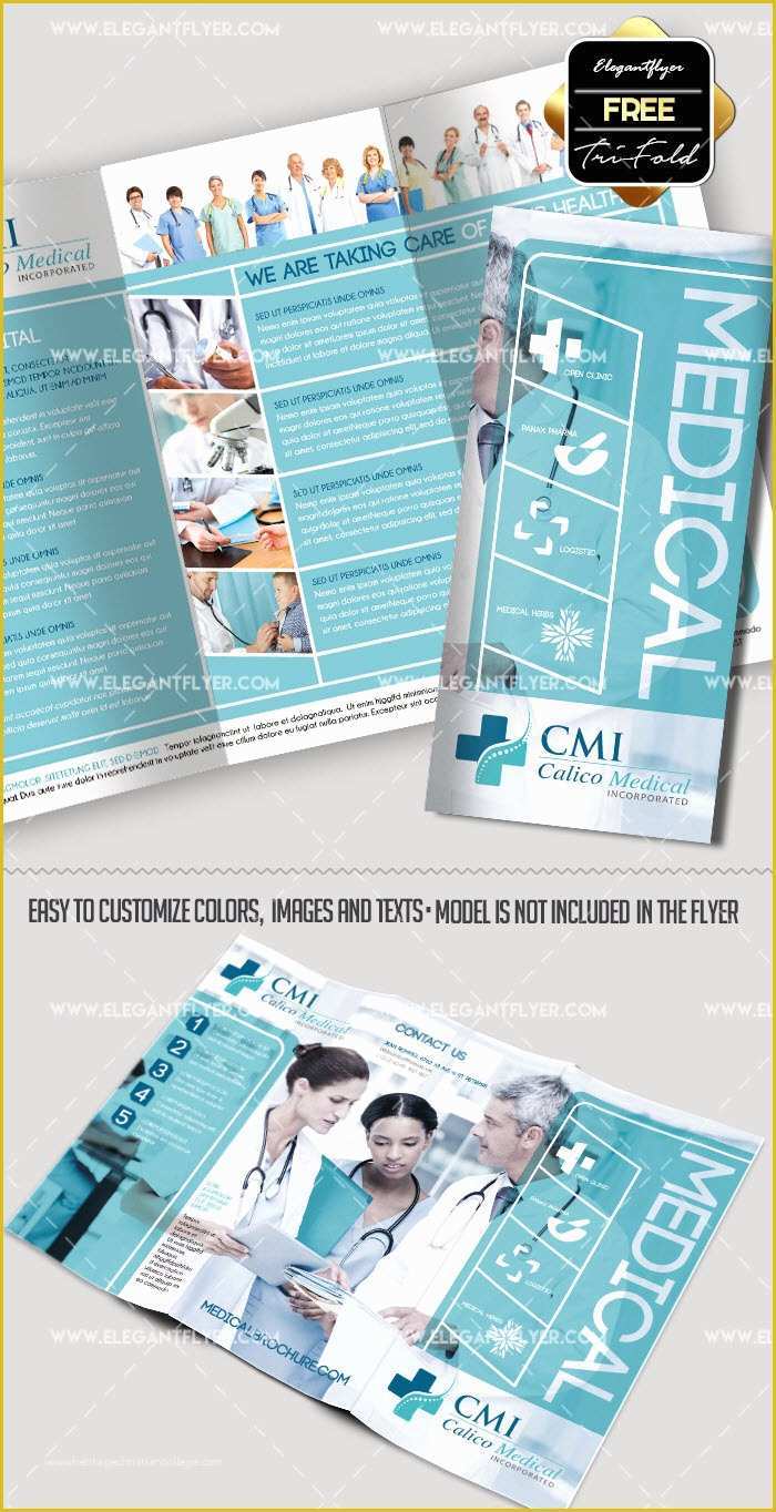 Free Medical Flyer Templates Of 30 Free Brochure Templates for Food Health & Beauty and