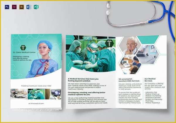 Free Medical Flyer Templates Of Blank Bi Fold Brochure Templates – 24 Free Psd Ai