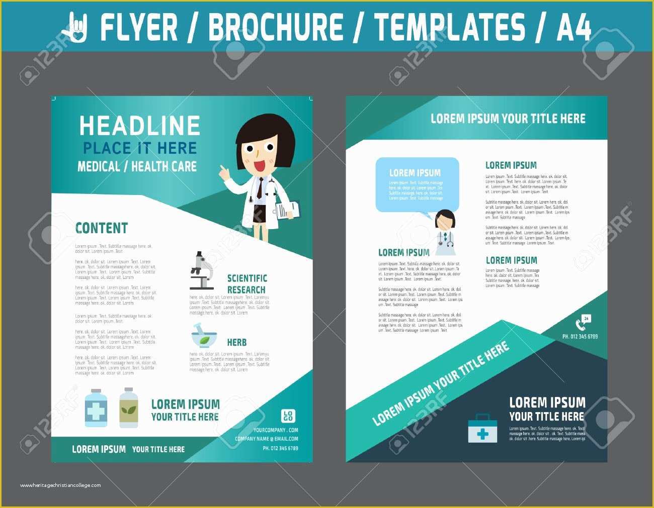 Free Medical Flyer Templates Of Healthcare Brochure Templates Free Download