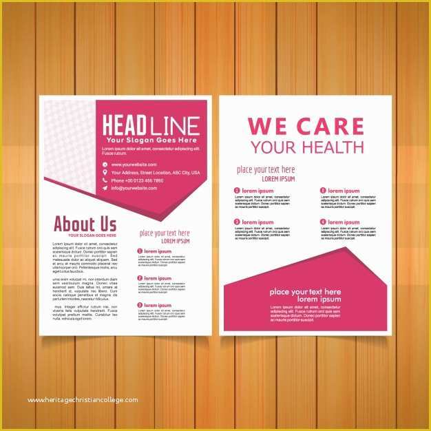 Free Medical Flyer Templates Of Medical Brochure Template Vector