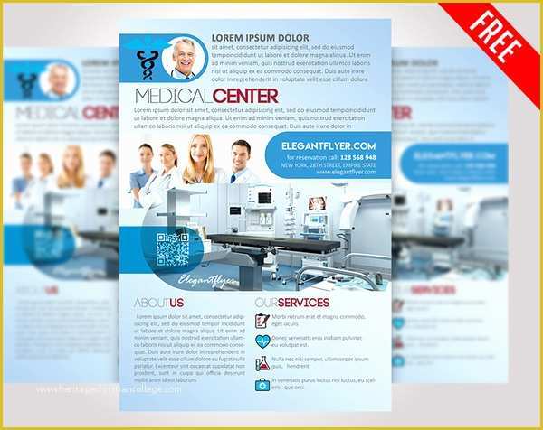 Free Medical Flyer Templates Of Medical Center Free Psd Flyer Template Free Psd In