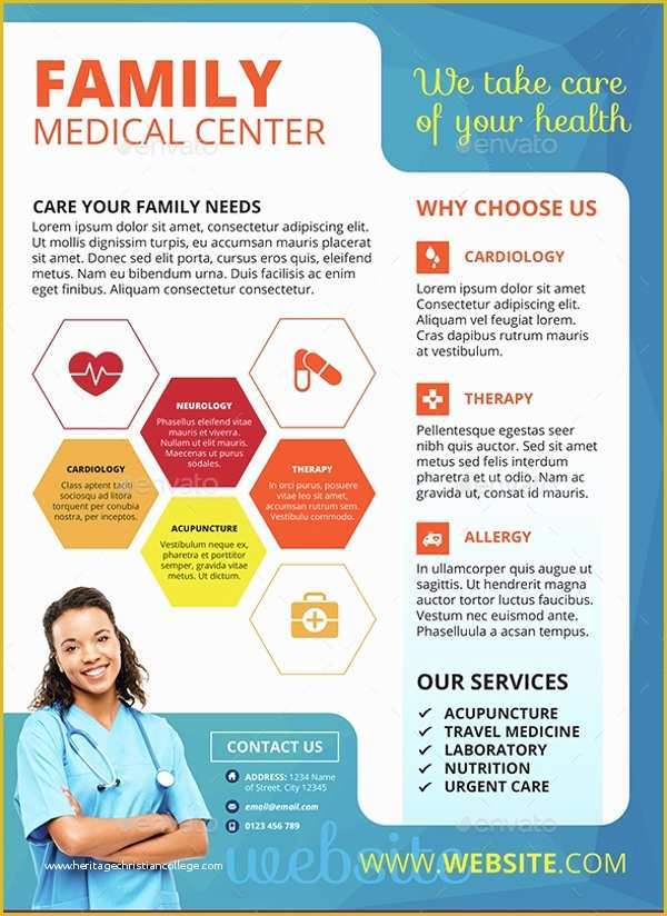 Free Medical Flyer Templates Of Medical Flyer Templates Invitation Template