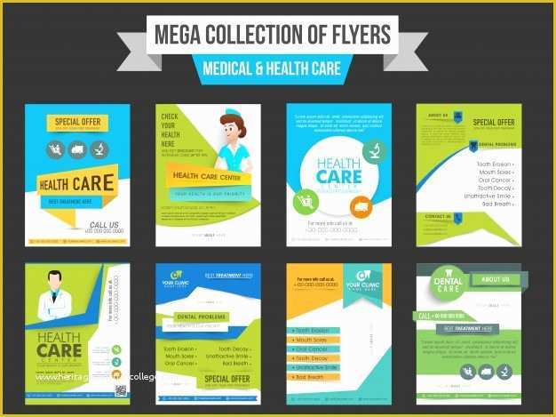 Free Medical Flyer Templates Of Mega Collection Of Eight Flyers or Templates Design for
