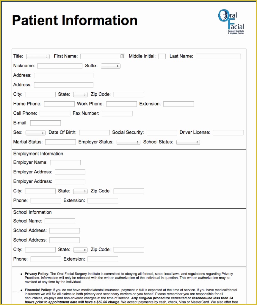 Free Medical forms Templates Of Medical form Line – Templates Free Printable