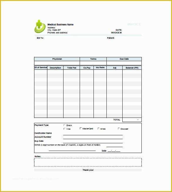 Free Medical Invoice Template Of 16 Medical Invoice Templates Doc Pdf