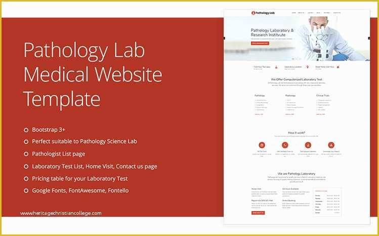 Free Medical Laboratory Website Template Of 10 Best Medical & Health Care Website Template Jitu