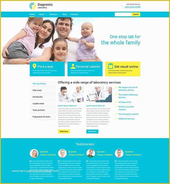 Free Medical Laboratory Website Template Of 16 Medical Psd themes & Templates