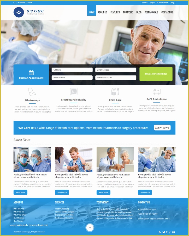 Free Medical Laboratory Website Template Of 17 Laboratory Website Templates &amp; themes