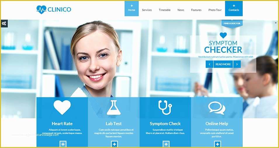 Free Medical Laboratory Website Template Of 26 Best Premium Medical Website Templates & themes