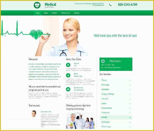 Free Medical Laboratory Website Template Of 30 Medical Website themes &amp; Templates