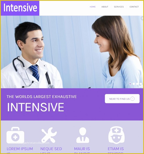 Free Medical Laboratory Website Template Of 30 Medical Website themes & Templates