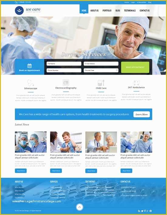 Free Medical Laboratory Website Template Of 70 Best Health and Medical Website Templates Free