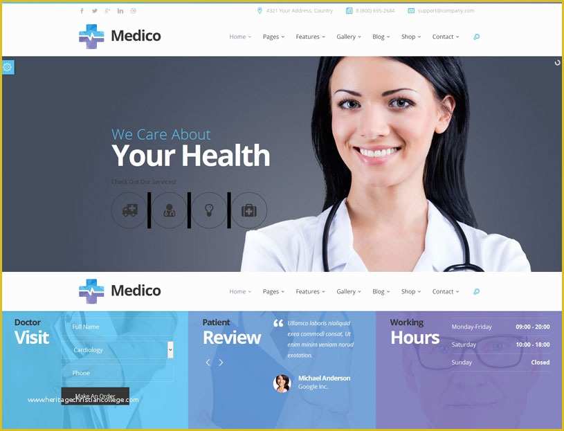 Free Medical Laboratory Website Template Of 70 Best Health and Medical Website Templates Free