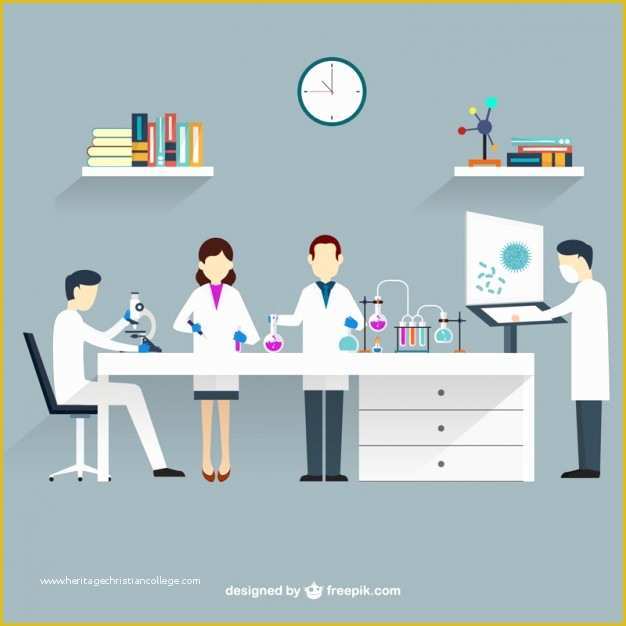 Free Medical Laboratory Website Template Of Laboratory Vectors S and Psd Files