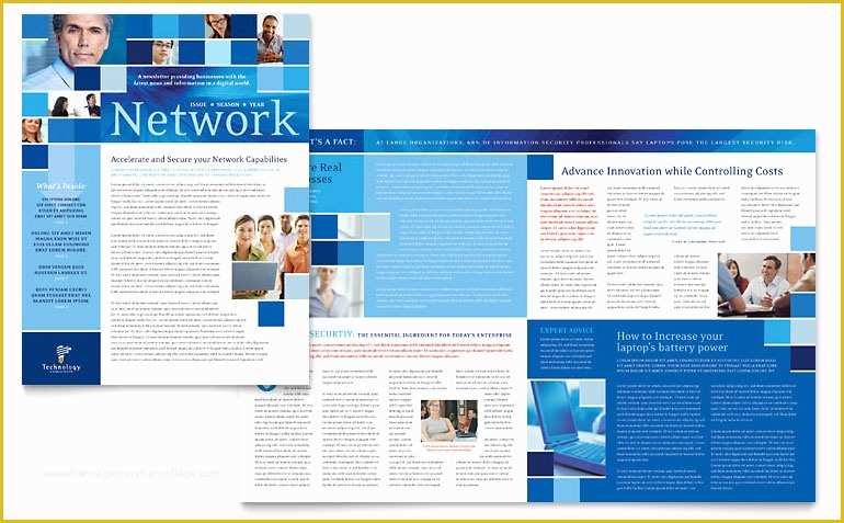 Free Medical Newsletter Templates Of Technology Consulting &amp; It Newsletter Template Word