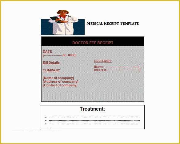 Free Medical Receipt Template Of 17 Medical Receipt Templates Pdf Doc