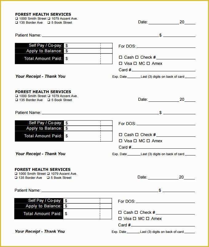 Free Medical Receipt Template Of 18 Doctor Receipt Templates Excel Word Apple Pages