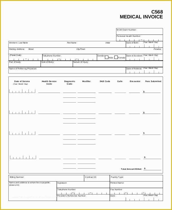 Free Medical Receipt Template Of 5 Medical Receipt Templates – Free Downloadable Samples