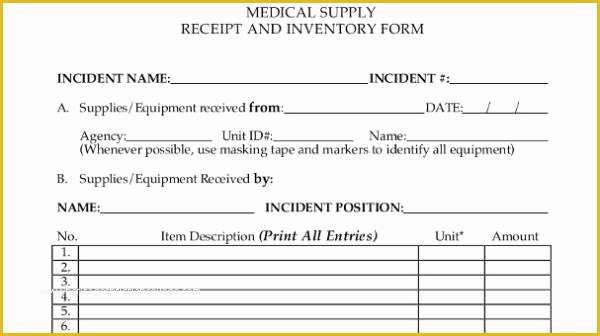 Free Medical Receipt Template Of 5 Medical Receipt Templates – Free Downloadable Samples
