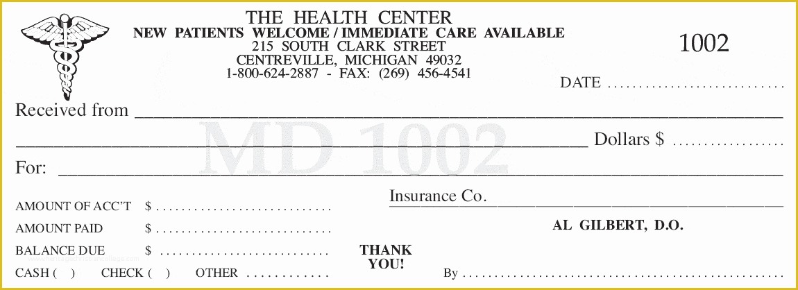 46 Free Medical Receipt Template