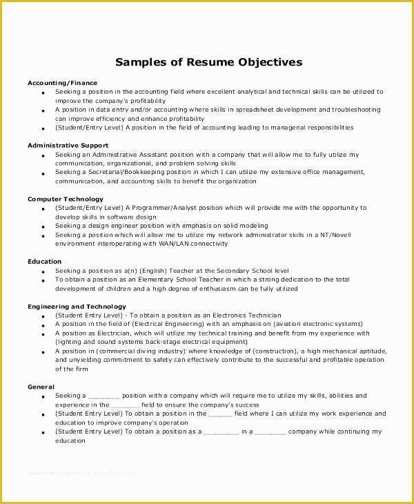 Free Medical Resume Templates Microsoft Word Of Entry Level Administrative assistant Resume Templates Free