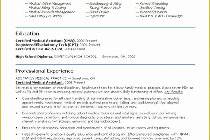 Free Medical Resume Templates Microsoft Word Of Free Medical Resume Templates Microsoft Word Resume
