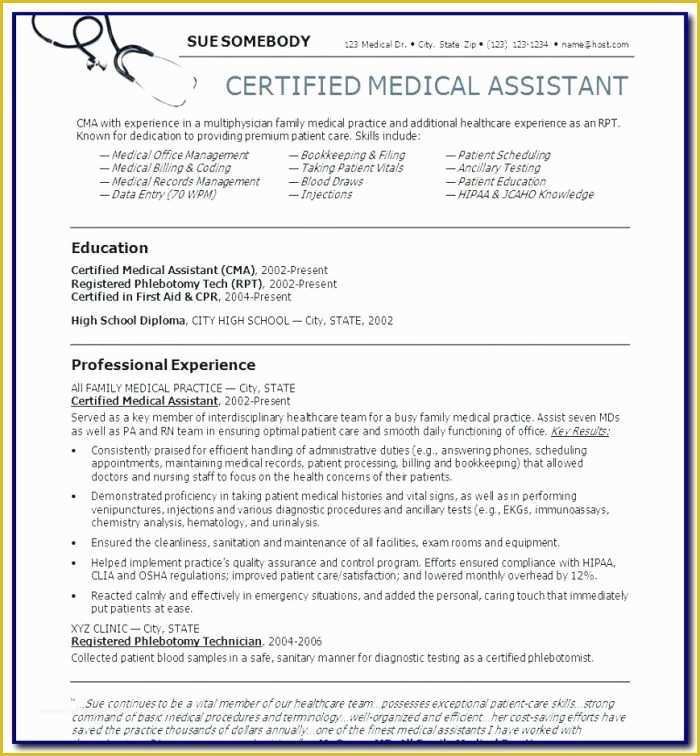 Free Medical Resume Templates Microsoft Word Of Free Printable Medical Consent form for Minor form
