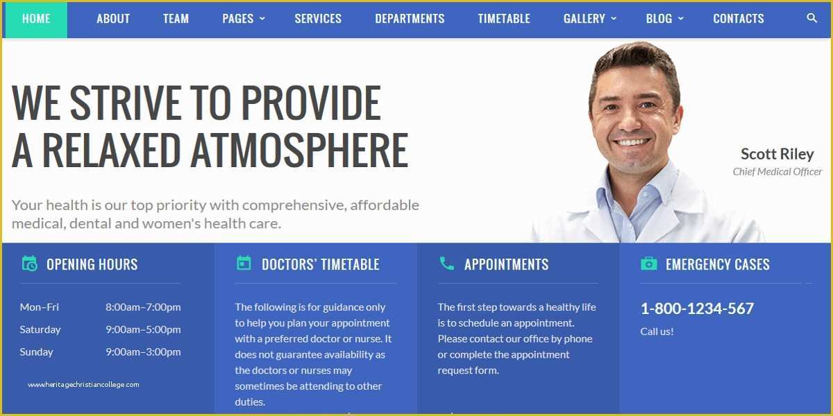 Free Medical Website Templates Download HTML and Css Of 20 Medical Website themes & Templates