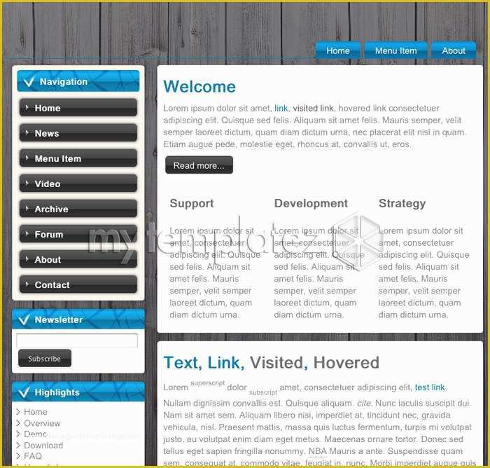 Free Medical Website Templates Download HTML and Css Of Free Templates Css Templates Personal & Blog Gray Wood