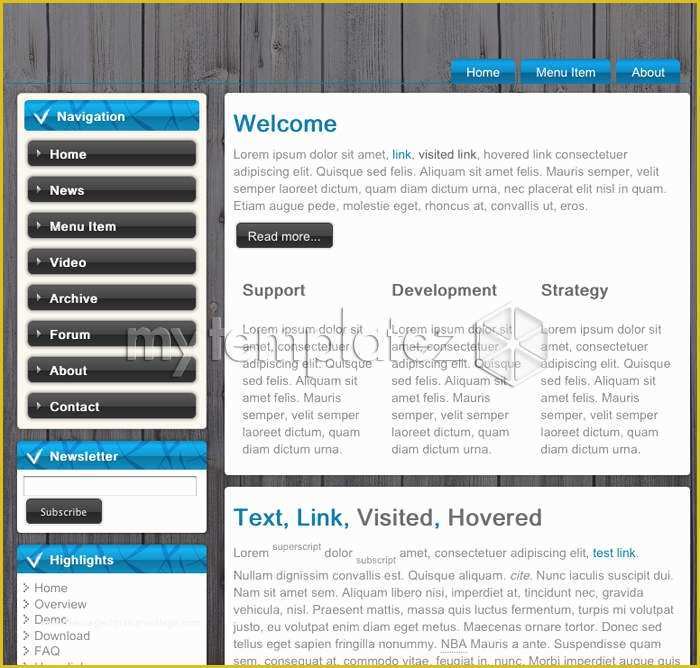 Free Medical Website Templates Download HTML and Css Of Free Templates Css Templates Personal &amp; Blog Gray Wood