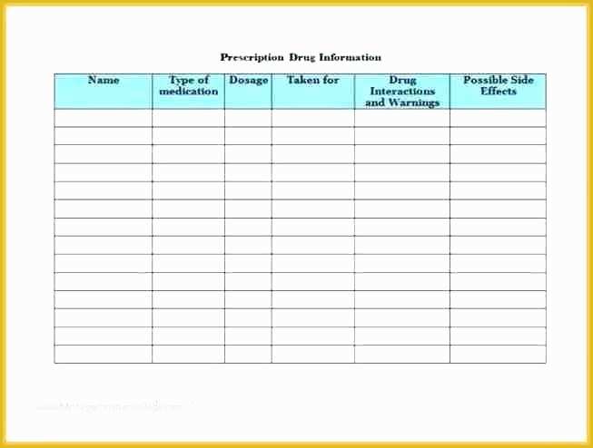 Free Medication Reconciliation Template Of Medication List Template Pdf – Vitaminacfo