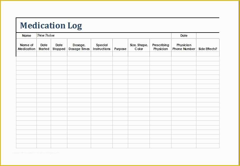 Free Medication Reconciliation Template Of Medication Reconciliation form