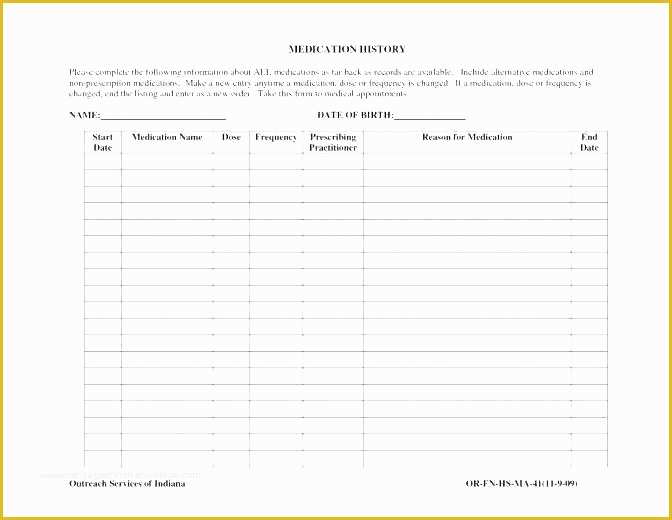 Free Medication Reconciliation Template Of Prescription Blank Template – Takesdesign