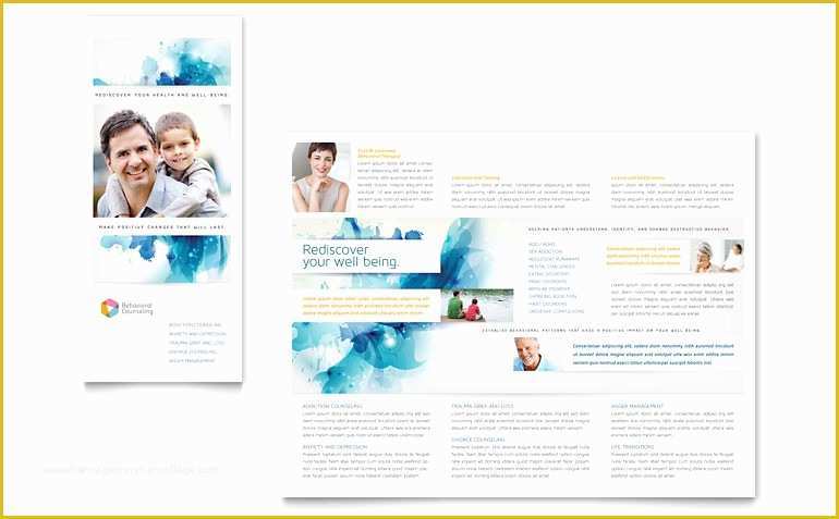 Free Mental Health Brochure Templates Of Counseling Brochure Templates Free