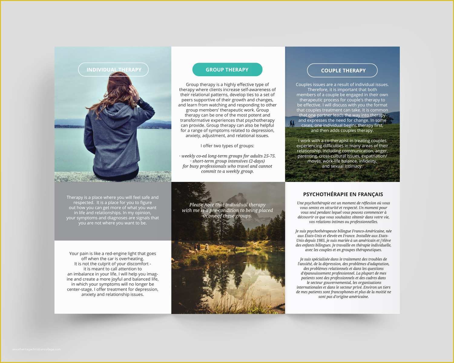 Free Mental Health Brochure Templates Of Elegant Serious Brochure Design for Elizabeth Gomart by