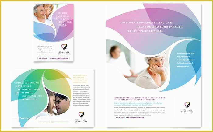 Free Mental Health Brochure Templates Of Marriage Counseling Flyer & Ad Template Design